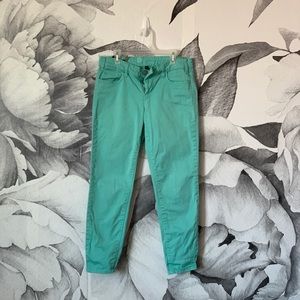 Kut from the Kloth - Teal cropped pants size 4
